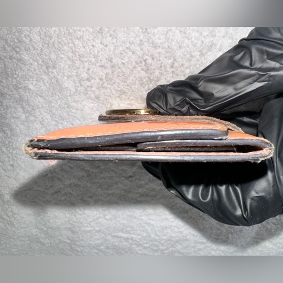 Gucci Key case holder GG pink metallic Leather heart Guccissima enamel - Picture 8 of 10